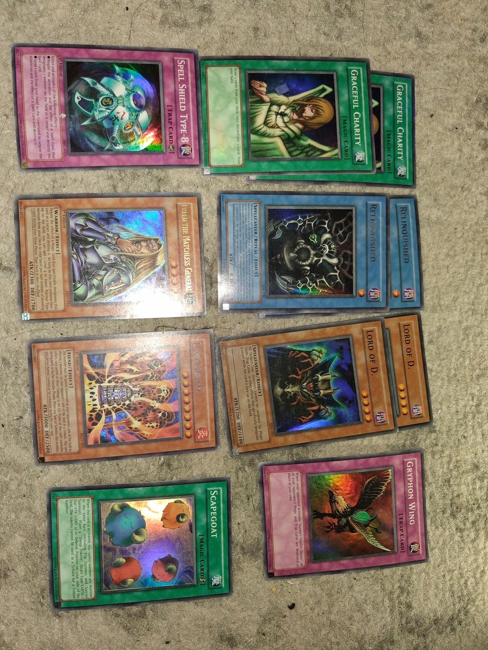 1st Edition Holos Yu-Gi-Oh! Holographic Trading Card Lot - Multi-Color